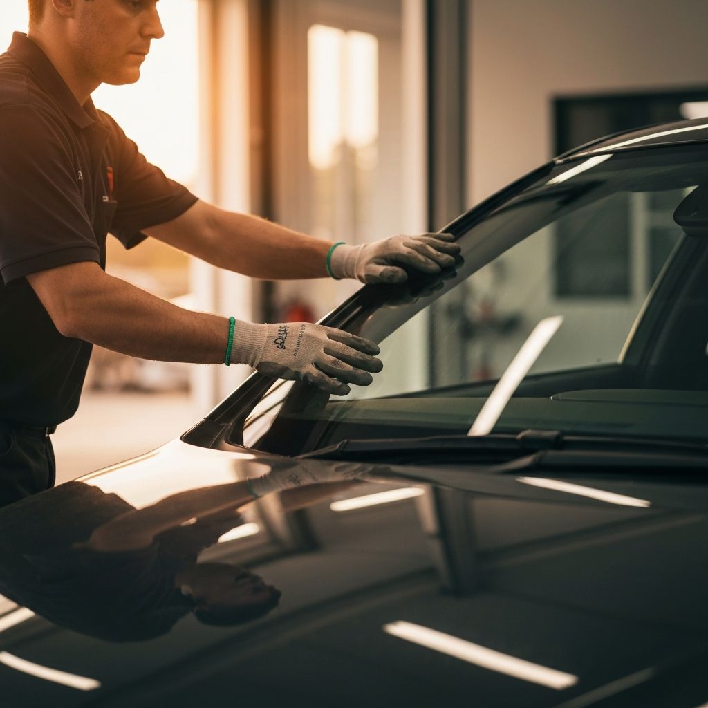 Professional windshield installation by Prime Harbor AutoGlass